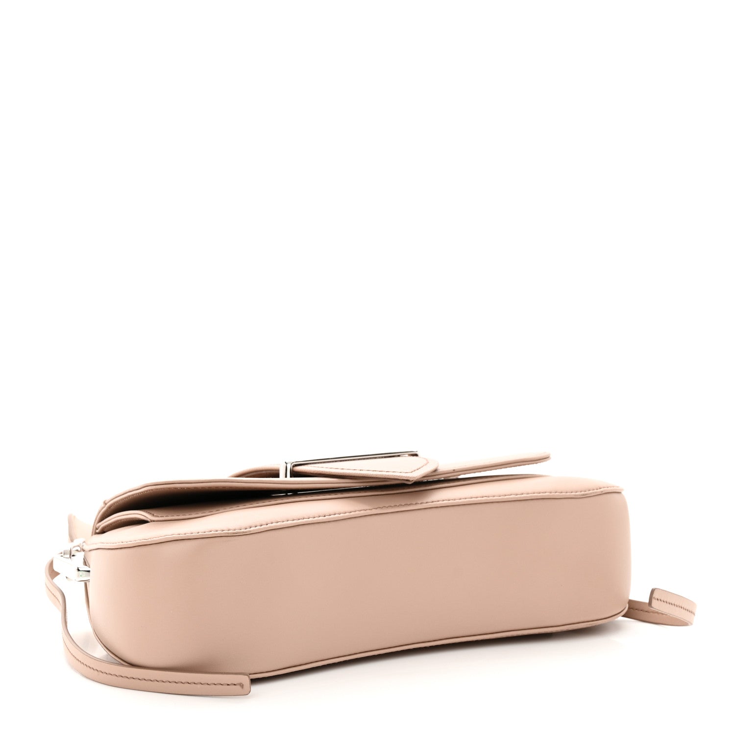 Prada City Calfskin Saffiano Sidonie Shoulder Bag Cipria 4 of 12