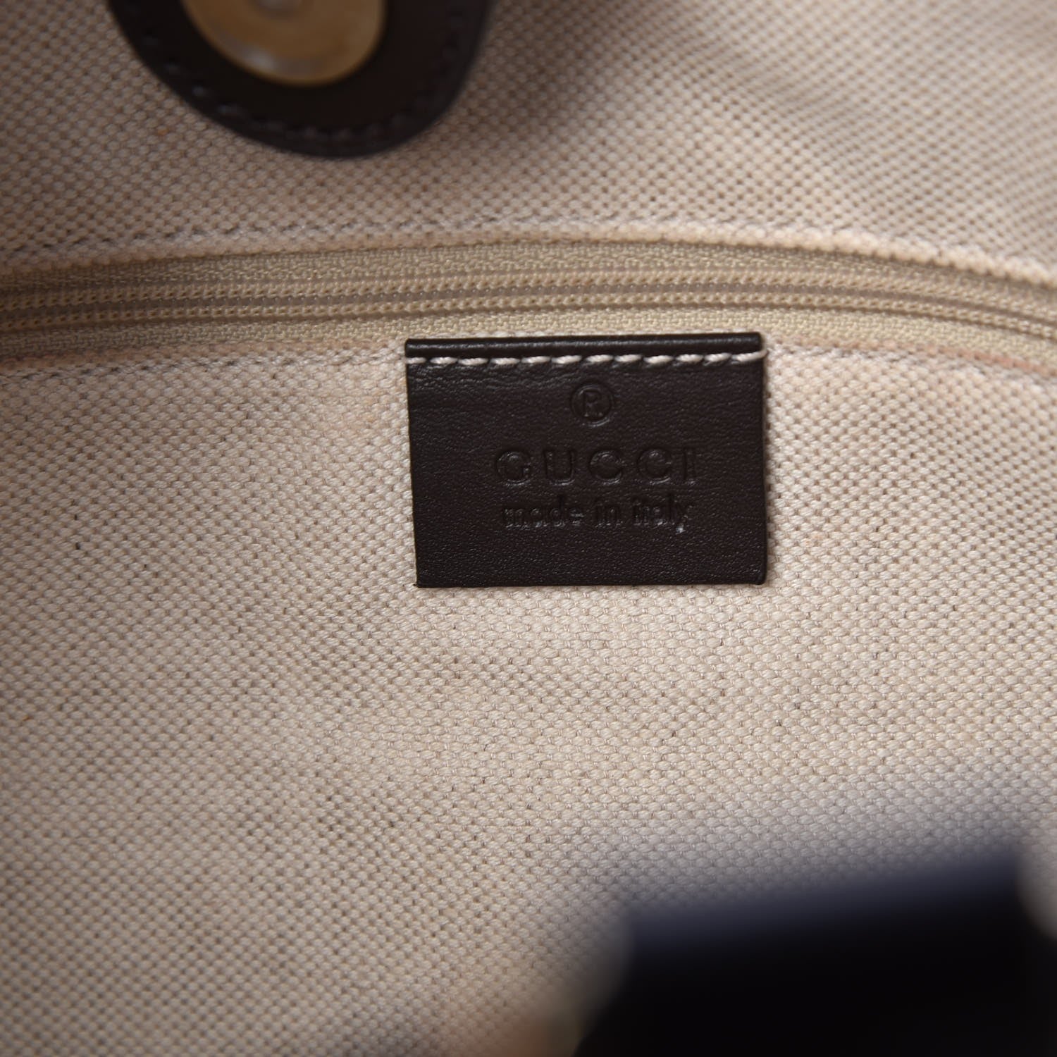 Gucci Monogram Tweed Medium Sukey Tote Dark Brown 6 of 10
