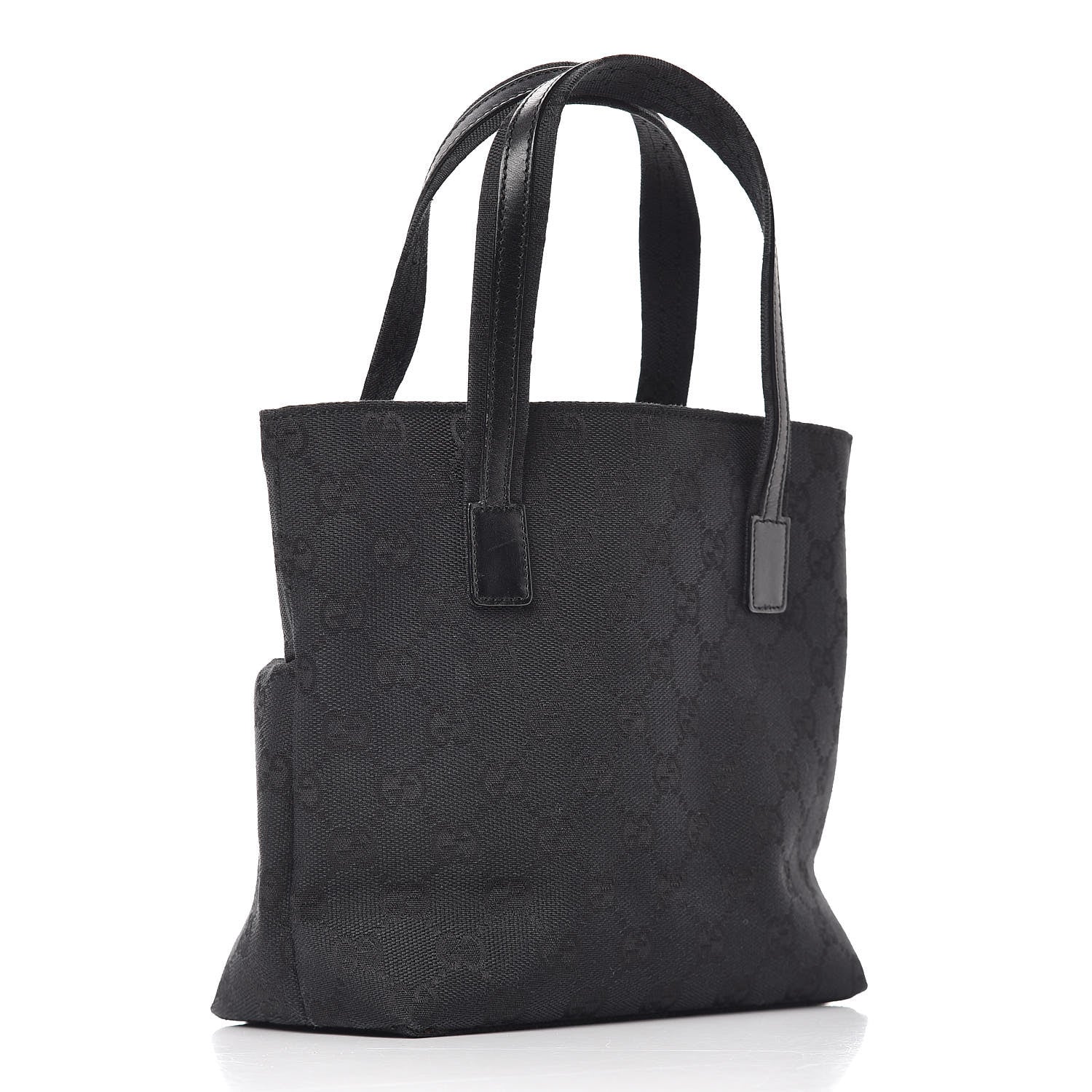 Gucci Nylon Monogram Hobo Black 3 of 10