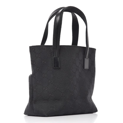 Gucci Nylon Monogram Hobo Black 3 of 10