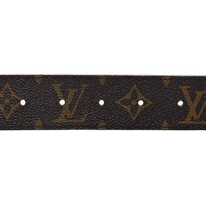 Louis Vuitton Monogram LV Circle 35mm Reversible Belt 80 32 Blue 4 of 5