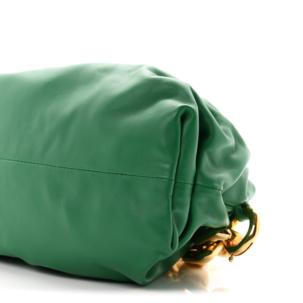 Calfskin The Pouch Chain Racing Green