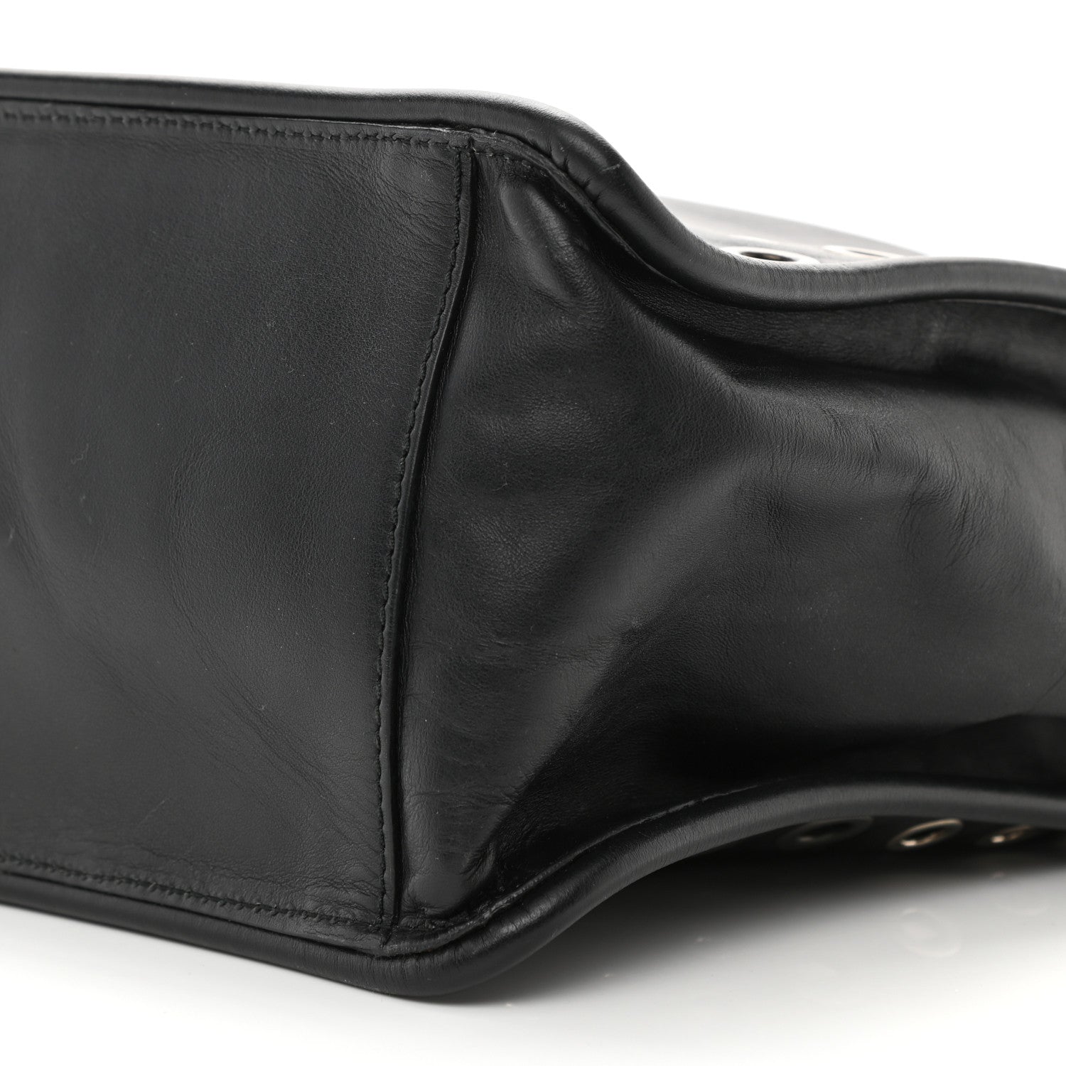 Proenza Schouler Soft Calf Medium Grommet Studded Tote Black 10 of 10