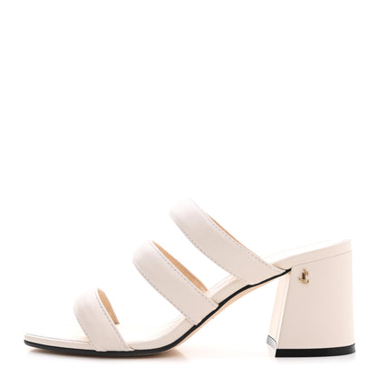 Jimmy Choo Nappa Auna 65 Mule Sandals 39 Latte 1 of 10