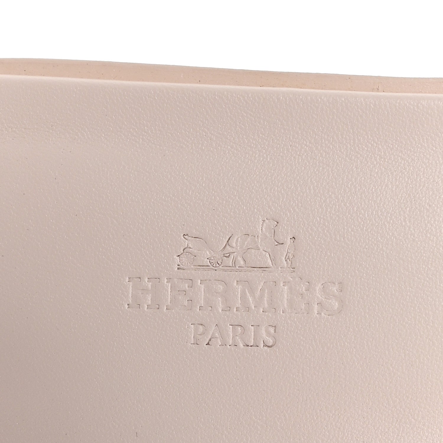 Hermes Box Calfskin Oran Sandals 38 Rose Pale 8 of 10