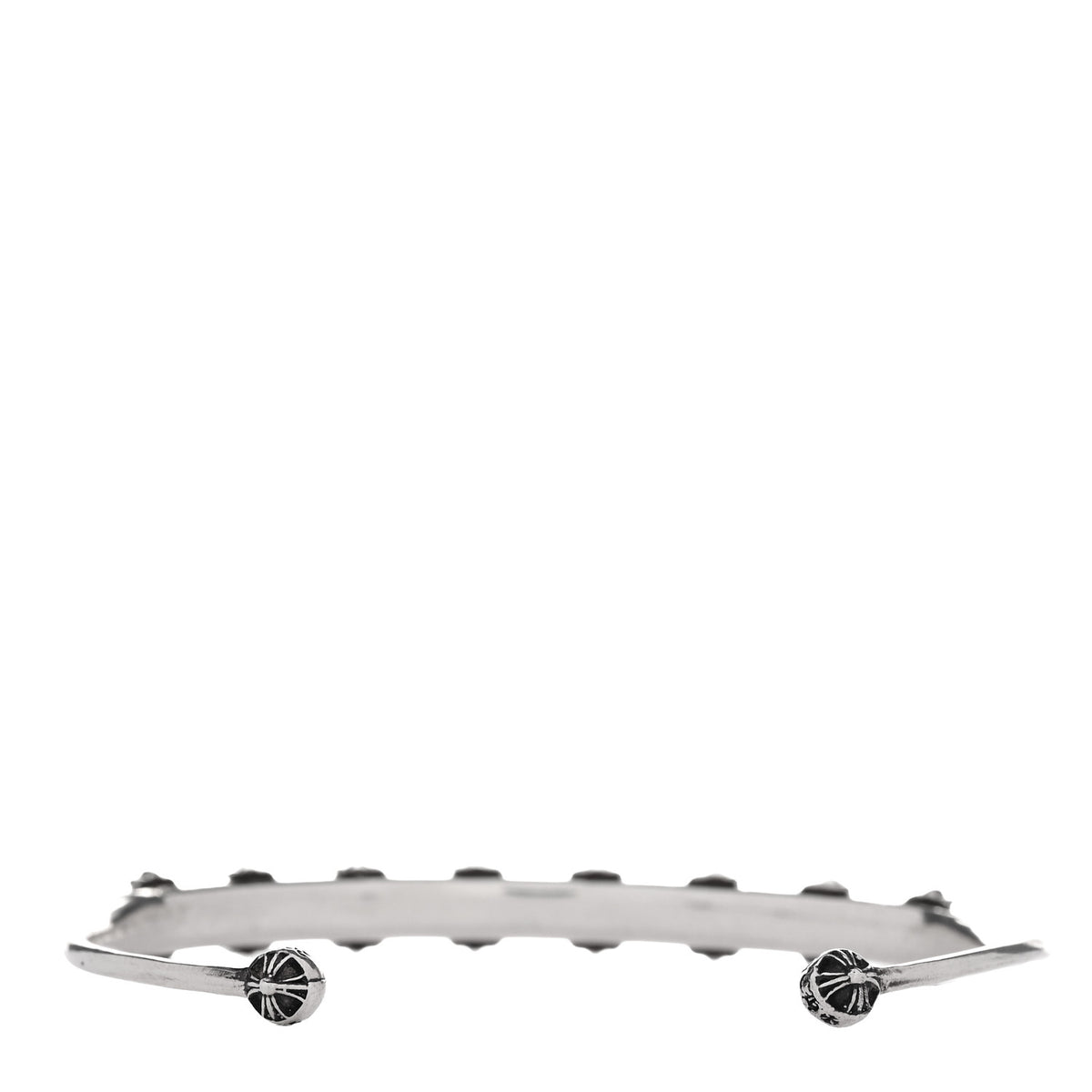 Sterling Silver Skinny Multi Cross Cuff Bracelet