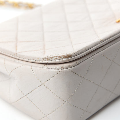 Chanel Lambskin Quilted Small Single Flap White 8 of 19
