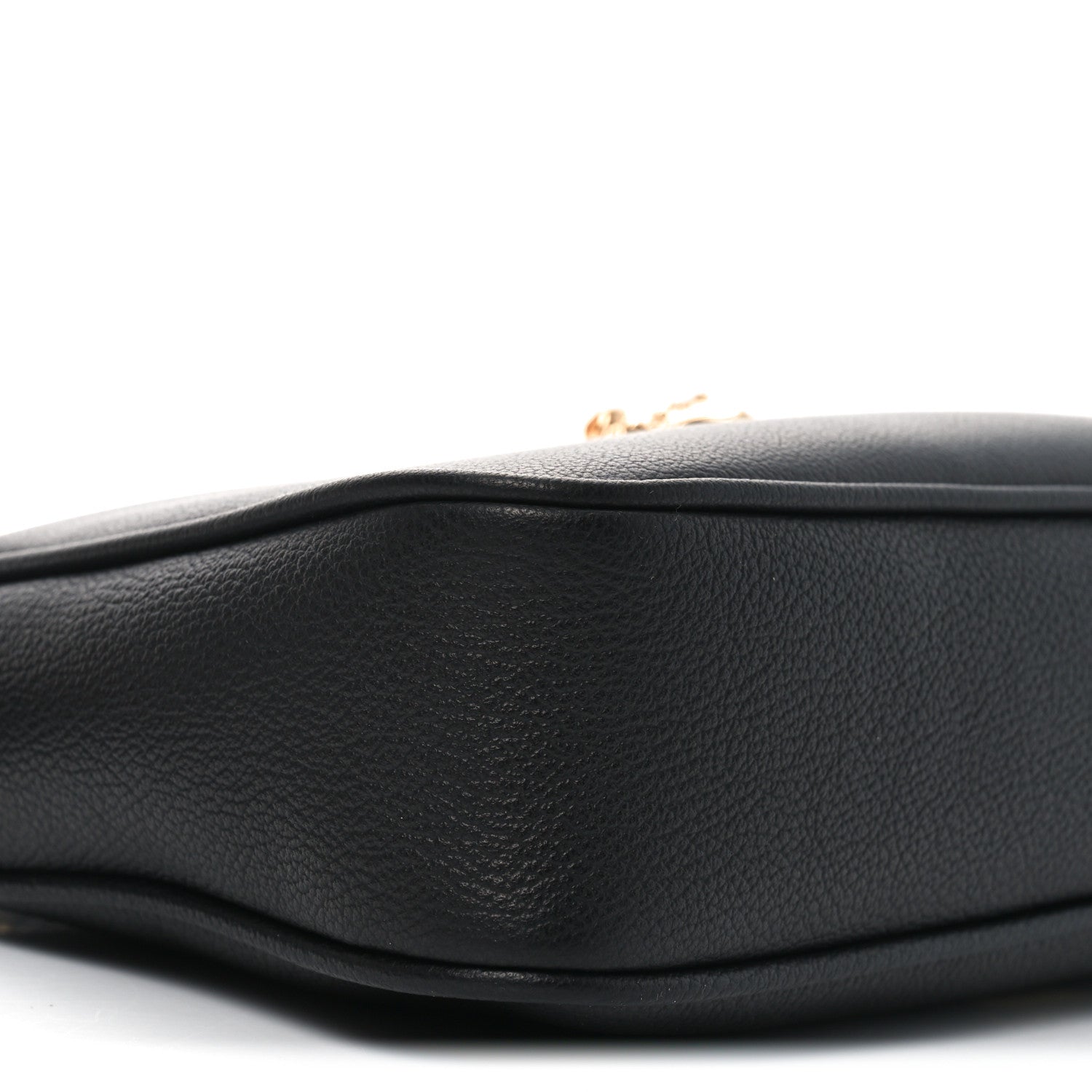 Versace Grained Calfskin Medusa Shoulder Bag Black 8 of 9