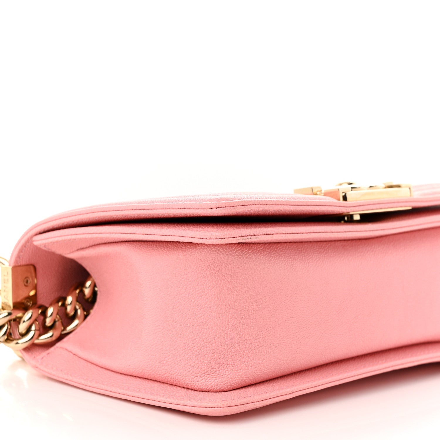 Chanel Caviar Quilted Small Boy Flap Light Pink 9 of 10