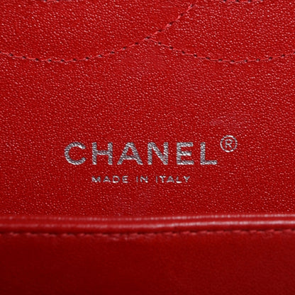 Chanel Lambskin Quilted Jumbo Double Flap Red 8 of 9