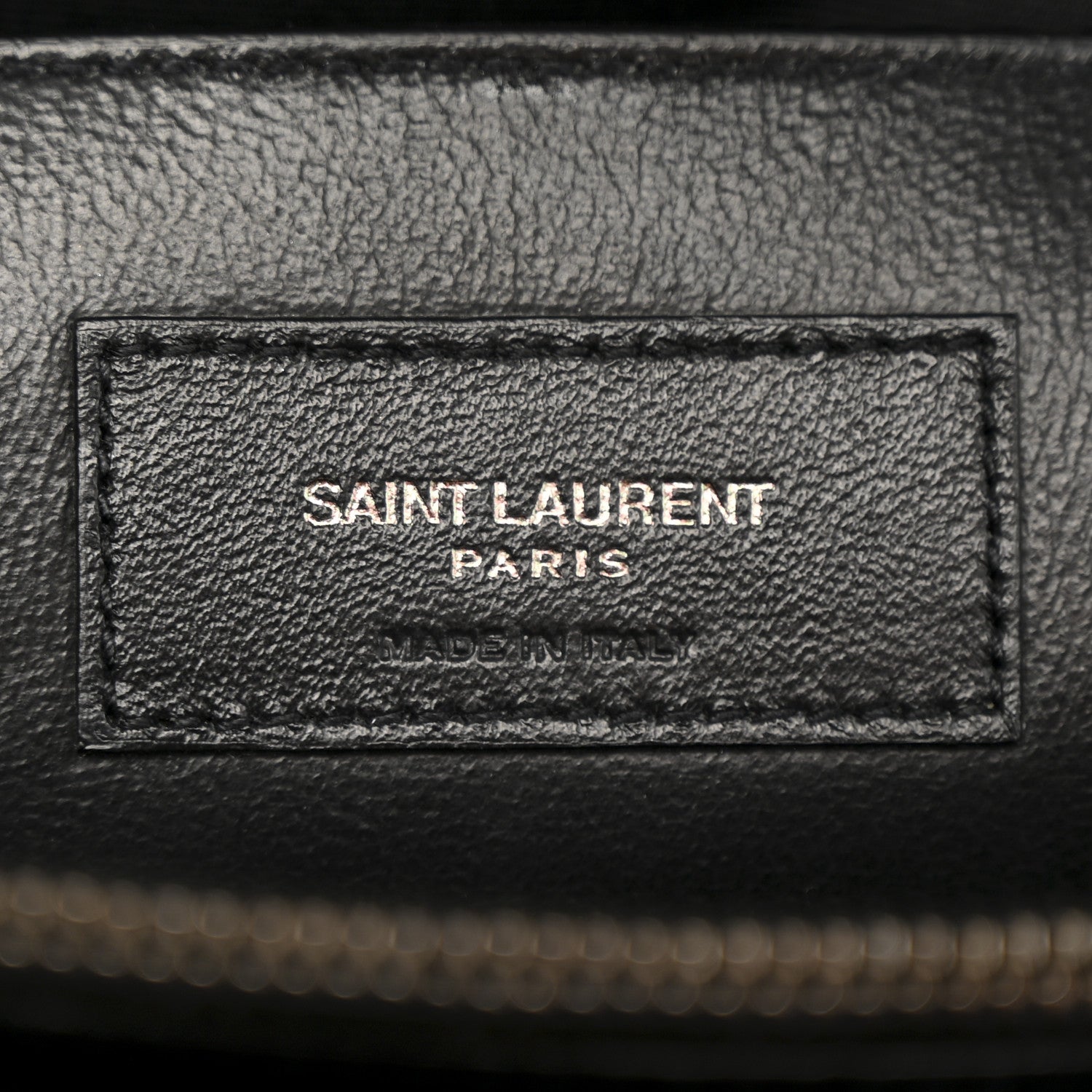 Saint Laurent Sheepskin Matelasse Chevron Monogram Large College Satchel Black 7 of 13