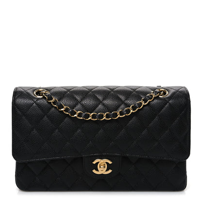 Chanel Caviar Quilted Medium Double Flap Black 1 of 11