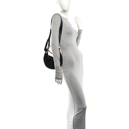 Chloe Suede Mini Bracelet Hobo Bag Black 2 of 10