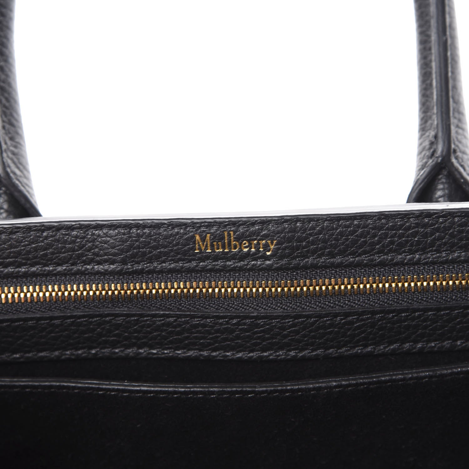 Mulberry Classic Grain Small New Bayswater Black 6 of 10