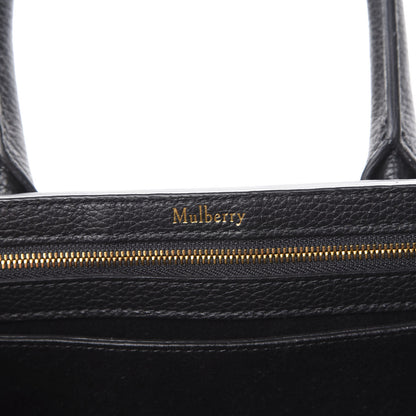 Mulberry Classic Grain Small New Bayswater Black 6 of 10