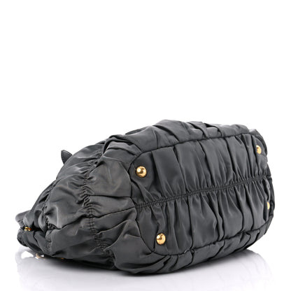 Prada Tessuto Nylon Gaufre Tote Fumo 4 of 26