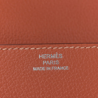 Hermes Evercolor Bi-Color Roulis Slim Wallet Blush Bleu Frida 7 of 7
