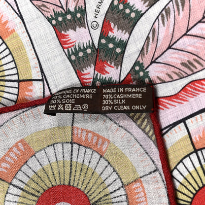 Hermes Cashmere Silk The Savana Dance Shawl 140 2 of 6