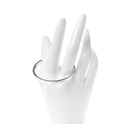 Tiffany Sterling Silver Narrow 1837 Cuff Bracelet 2 of 4