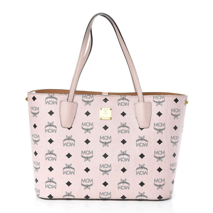 MCM Visetos Small Project Tote Chalk Pink 3 of 12