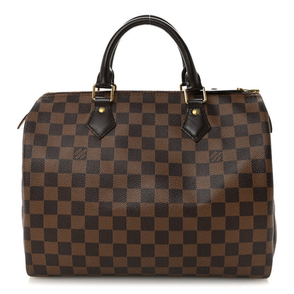 Louis Vuitton Damier Ebene Speedy 30 1 of 14