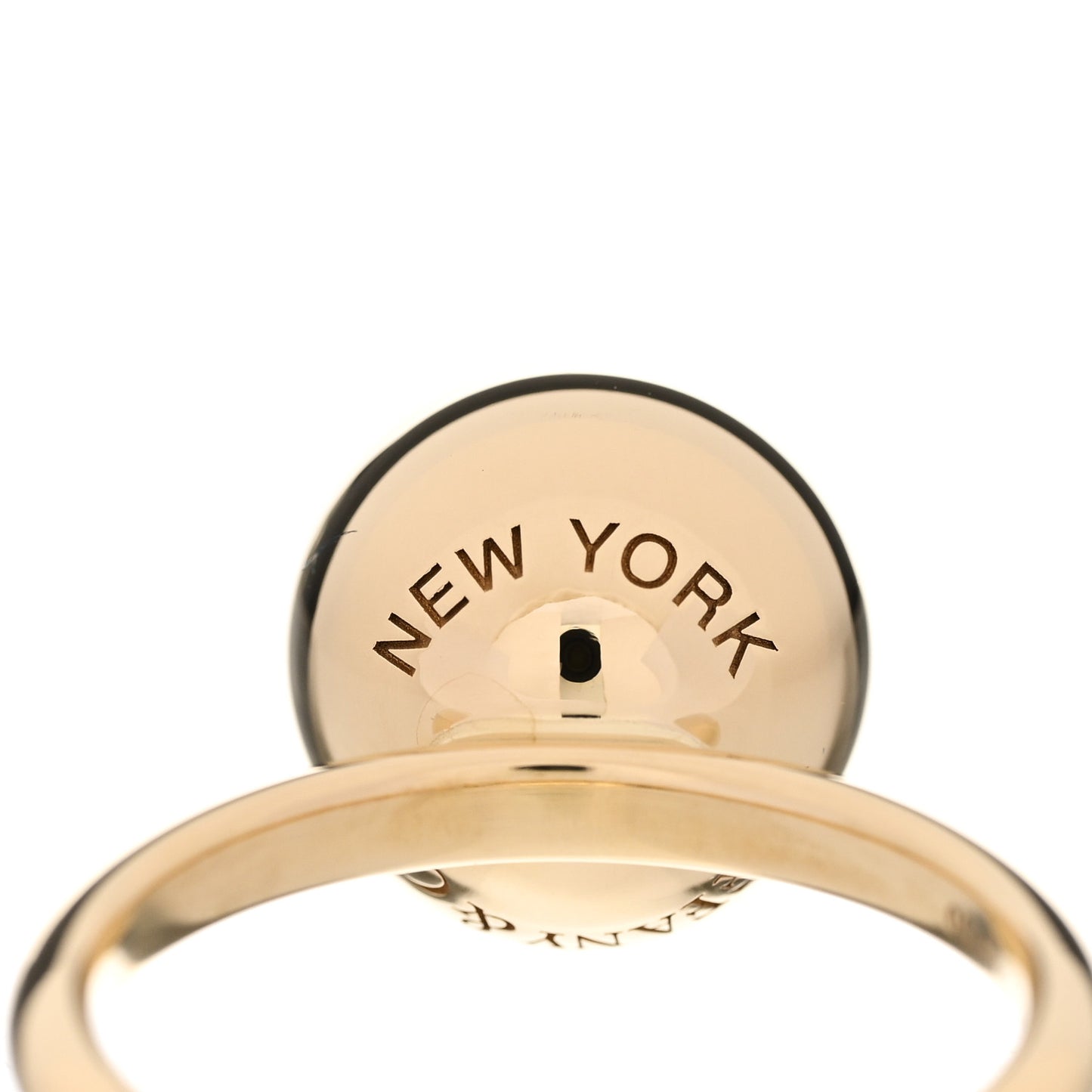 18K Yellow Gold 12mm Hardwear Ball Ring 54 7