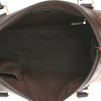 Gucci Nylon Monogram Small Boston Dark Brown 4 of 9