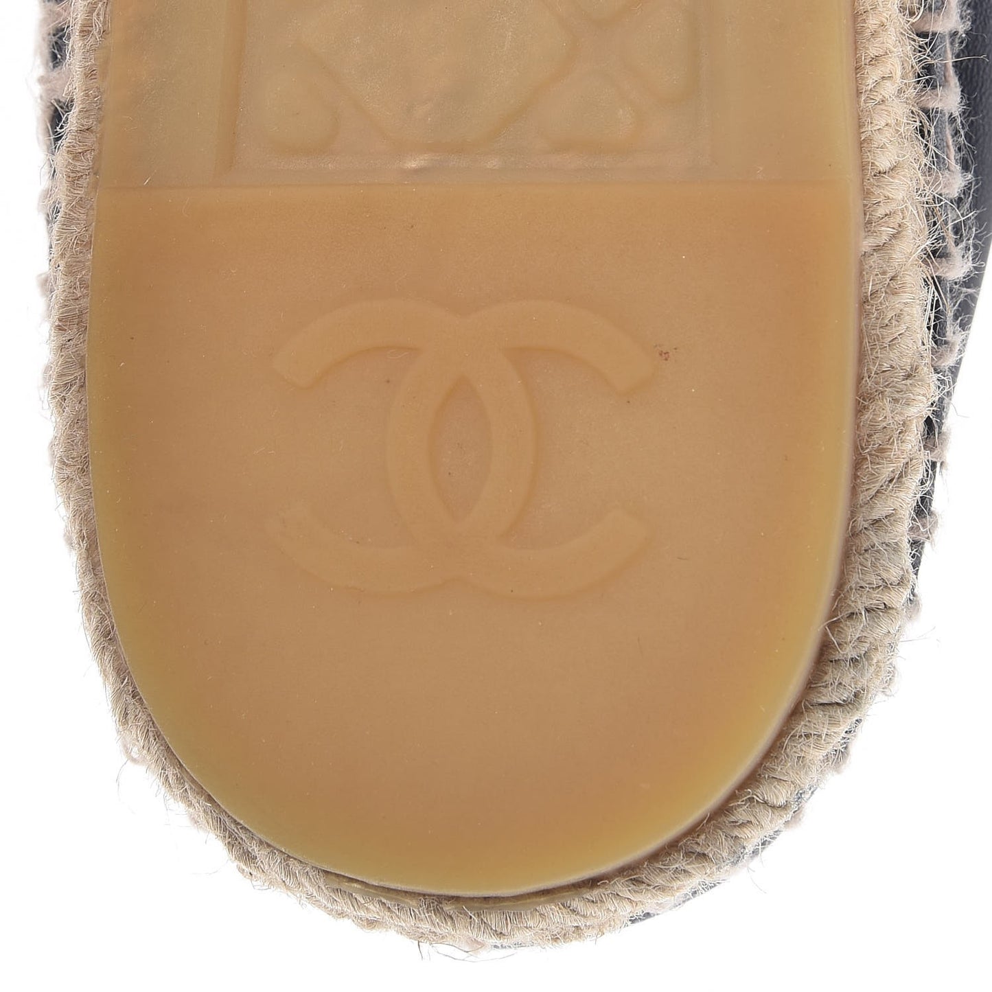 Lambskin CC Espadrilles 39 Navy