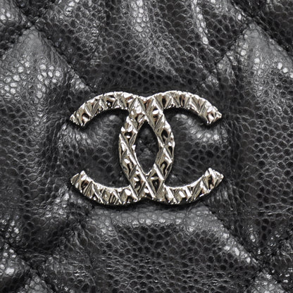 Chanel Caviar Quilted Large Cells Shopping Tote Black 8 of 11