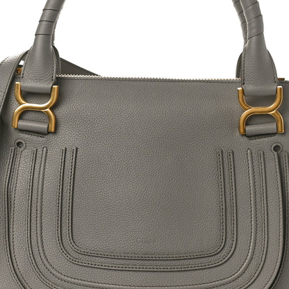 Chloe Calfskin Small Marcie Satchel Cashmere Grey 8 of 10