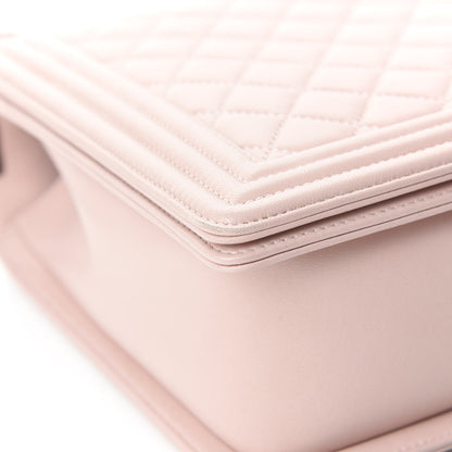 Chanel Lambskin Quilted Large Boy Flap Pink 8 of 13