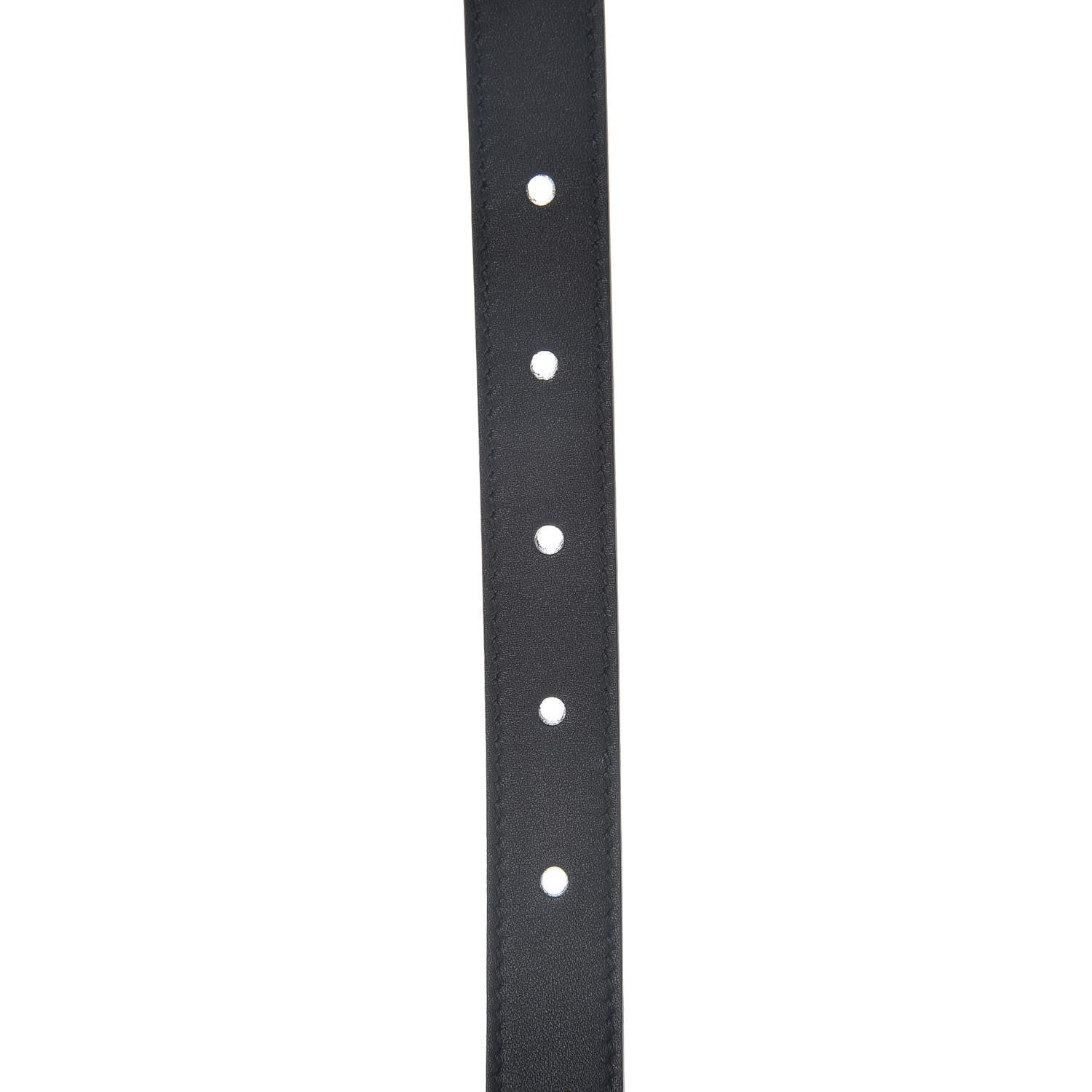 Gucci Calfskin Pearl Double G 20mm Belt 90 36 Black Cream 4 of 7