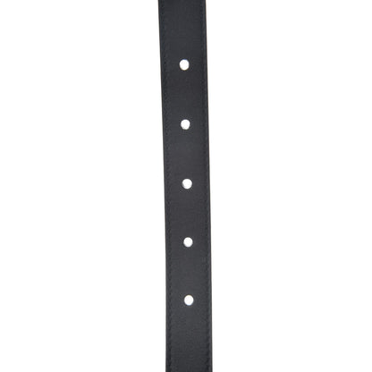 Gucci Calfskin Pearl Double G 20mm Belt 90 36 Black Cream 4 of 7