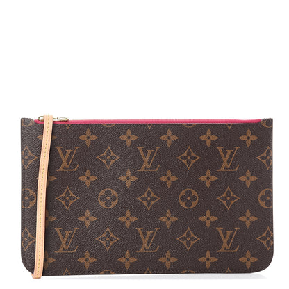 Louis Vuitton Monogram Neverfull MM GM Pochette Pivoine 1 of 5
