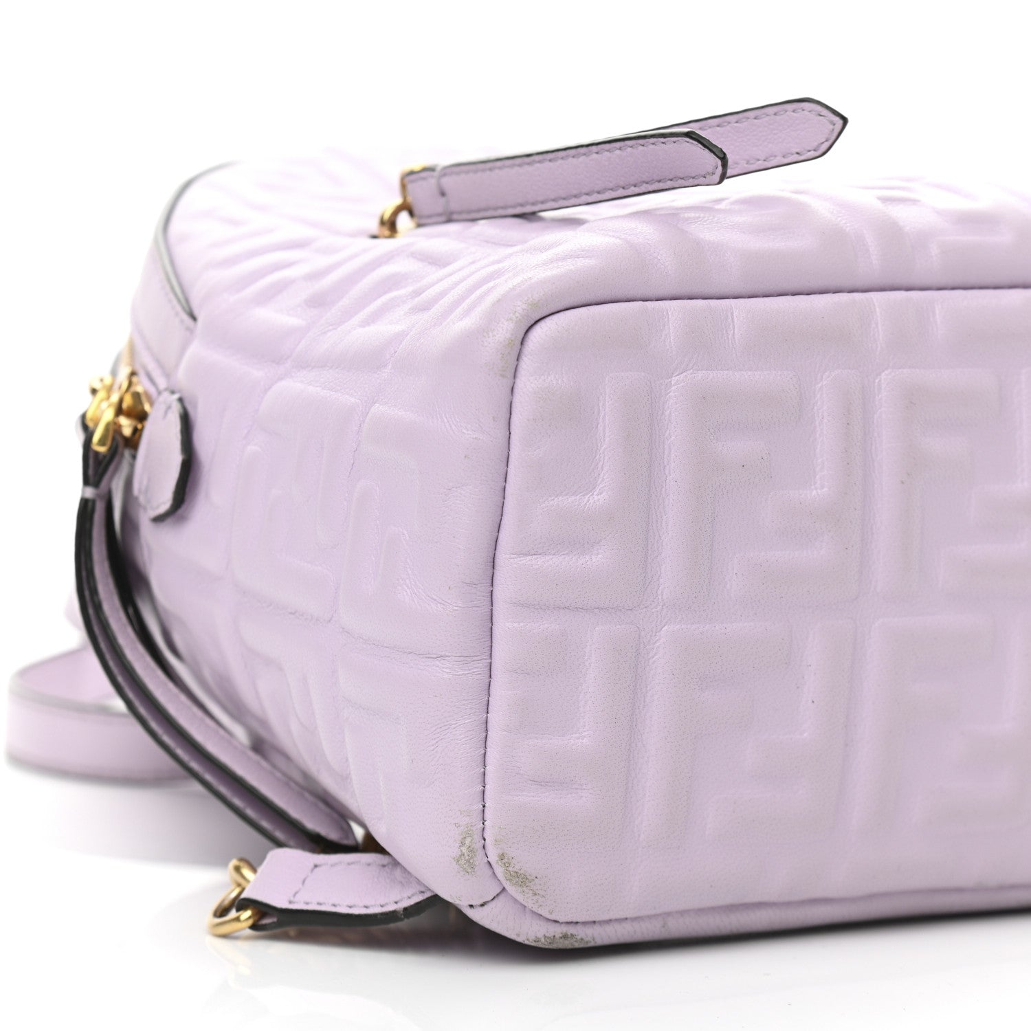Fendi Nappa FF 1974 Embossed Mini Backpack Anemone 10 of 13