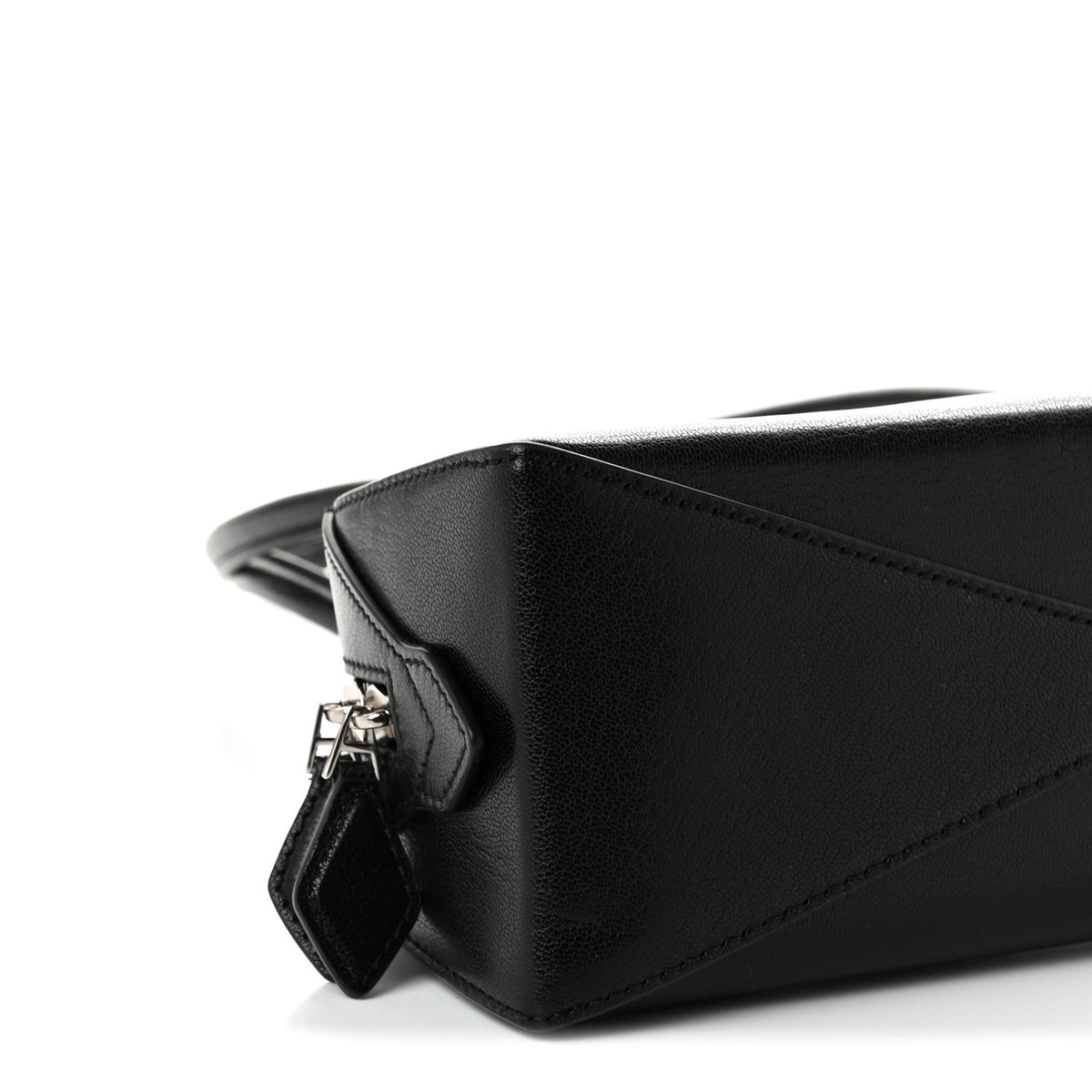 Alaia Shiny Goatskin Medium Le Teckel Bag Black 7 of 8