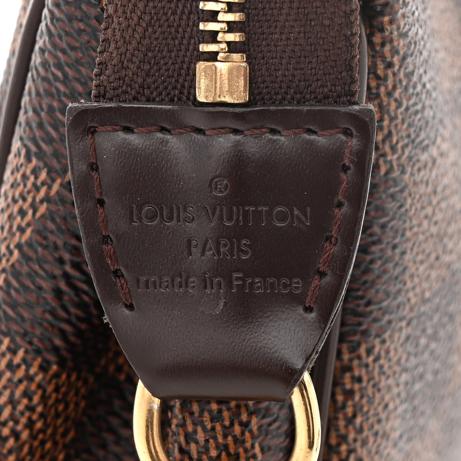 Louis Vuitton Damier Ebene Eva Clutch 6 of 11