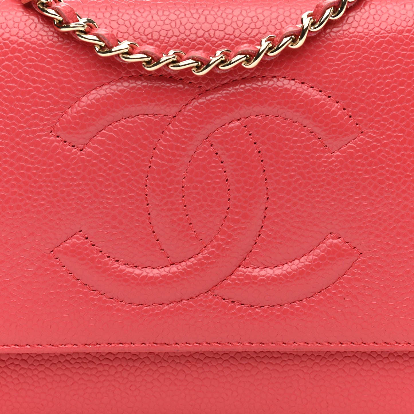 Caviar Timeless CC Wallet On Chain WOC Dark Pink