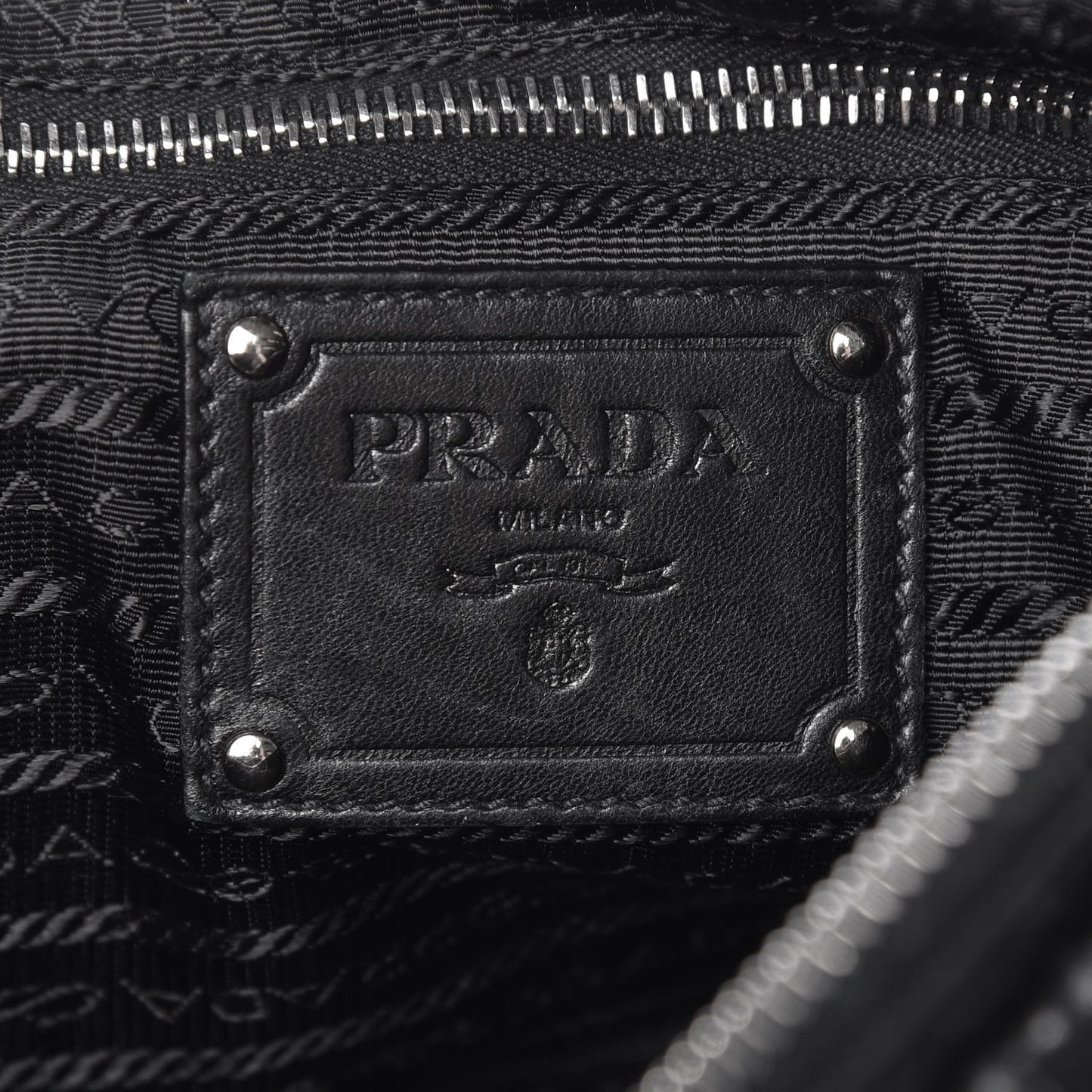 Nappa Drapes Shoulder Bag Nero Black