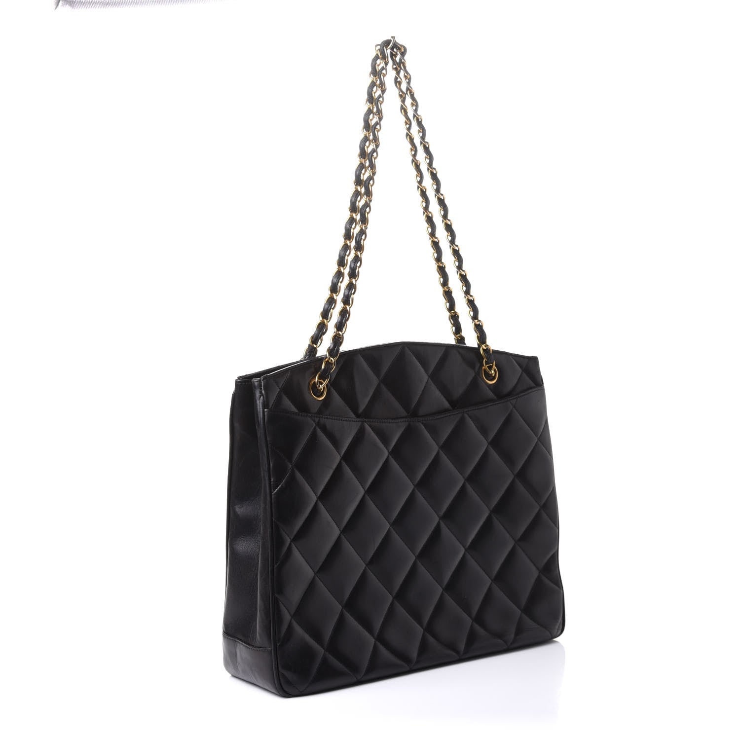 Chanel Lambskin Quilted Shoulder Bag Black 2 of 10