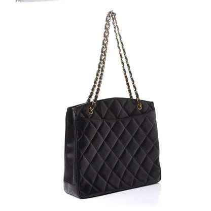 Chanel Lambskin Quilted Shoulder Bag Black 2 of 10