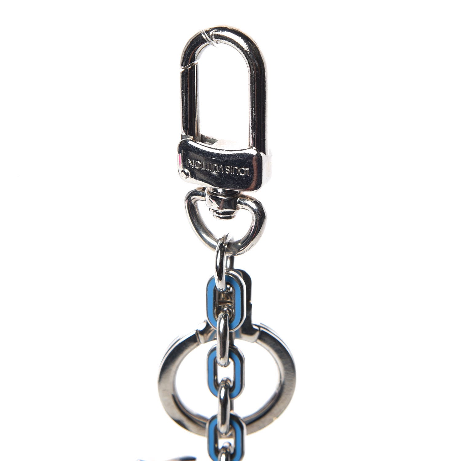Louis Vuitton LV Initials Key Holder Blue Galactic 3 of 3