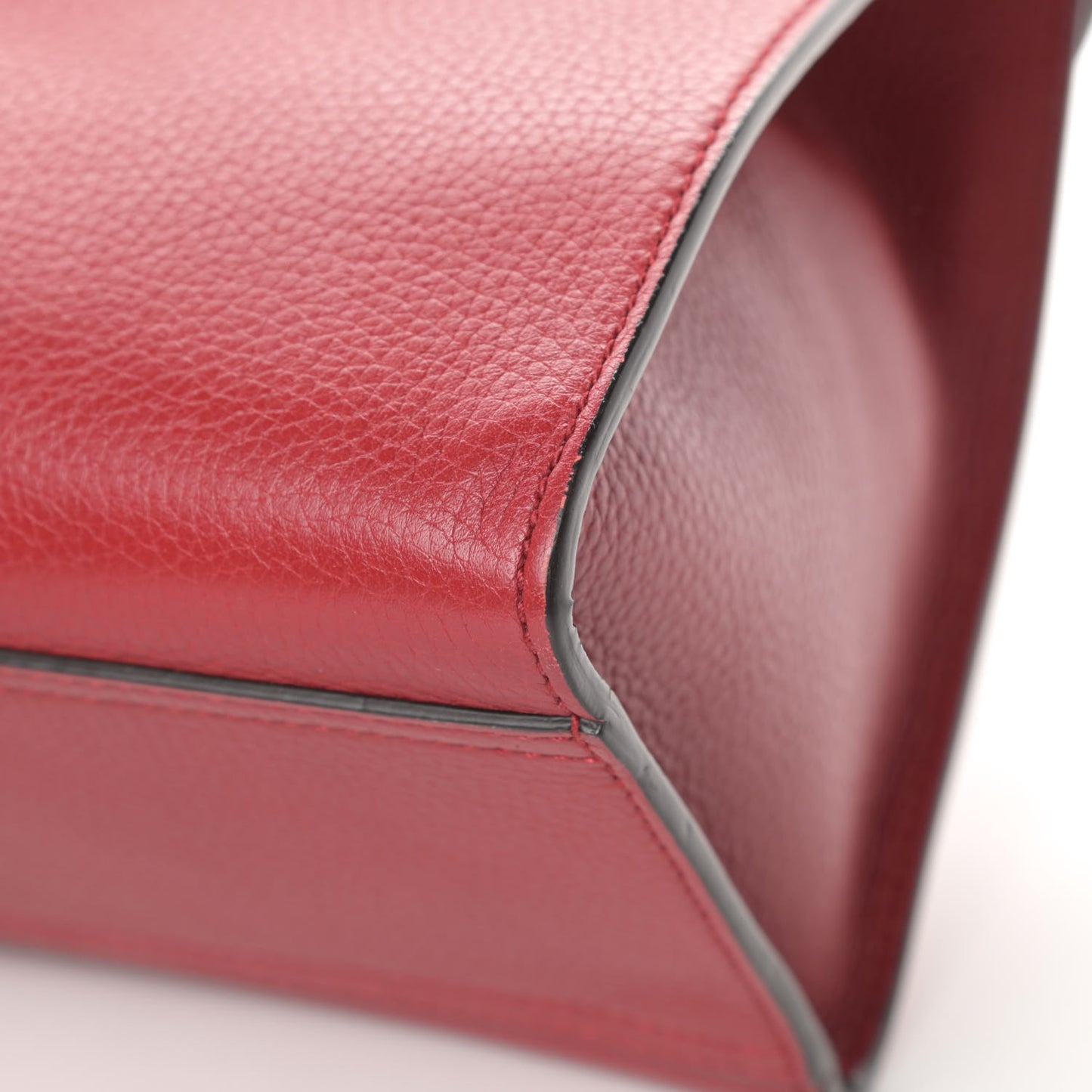 Calfskin Small GG Marmont Top Handle Bag Vulcanic Red