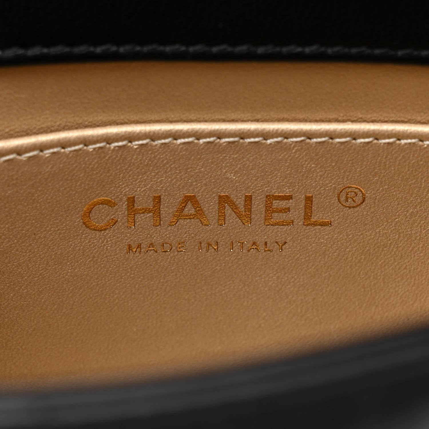 Chanel Lambskin Quilted Mini CC Crystal Logo Chain Flap Black 6 of 10