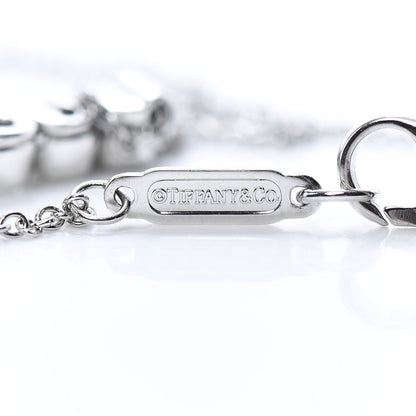 Tiffany Platinum Diamond Jazz Graduated Drop Pendant Necklace 5 of 7