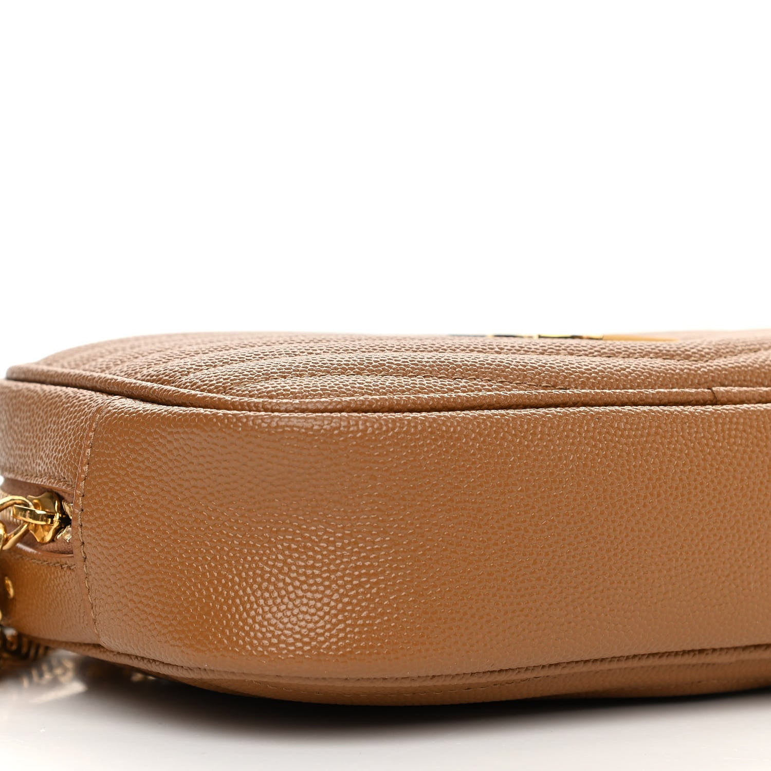 Saint Laurent Grain De Poudre Matelasse Monogram Mini Lou Camera Bag Dark Natural 9 of 11