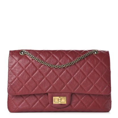 Chanel Aged Calfskin Quilted 2.55 Reissue 227 Flap Red 1 of 11