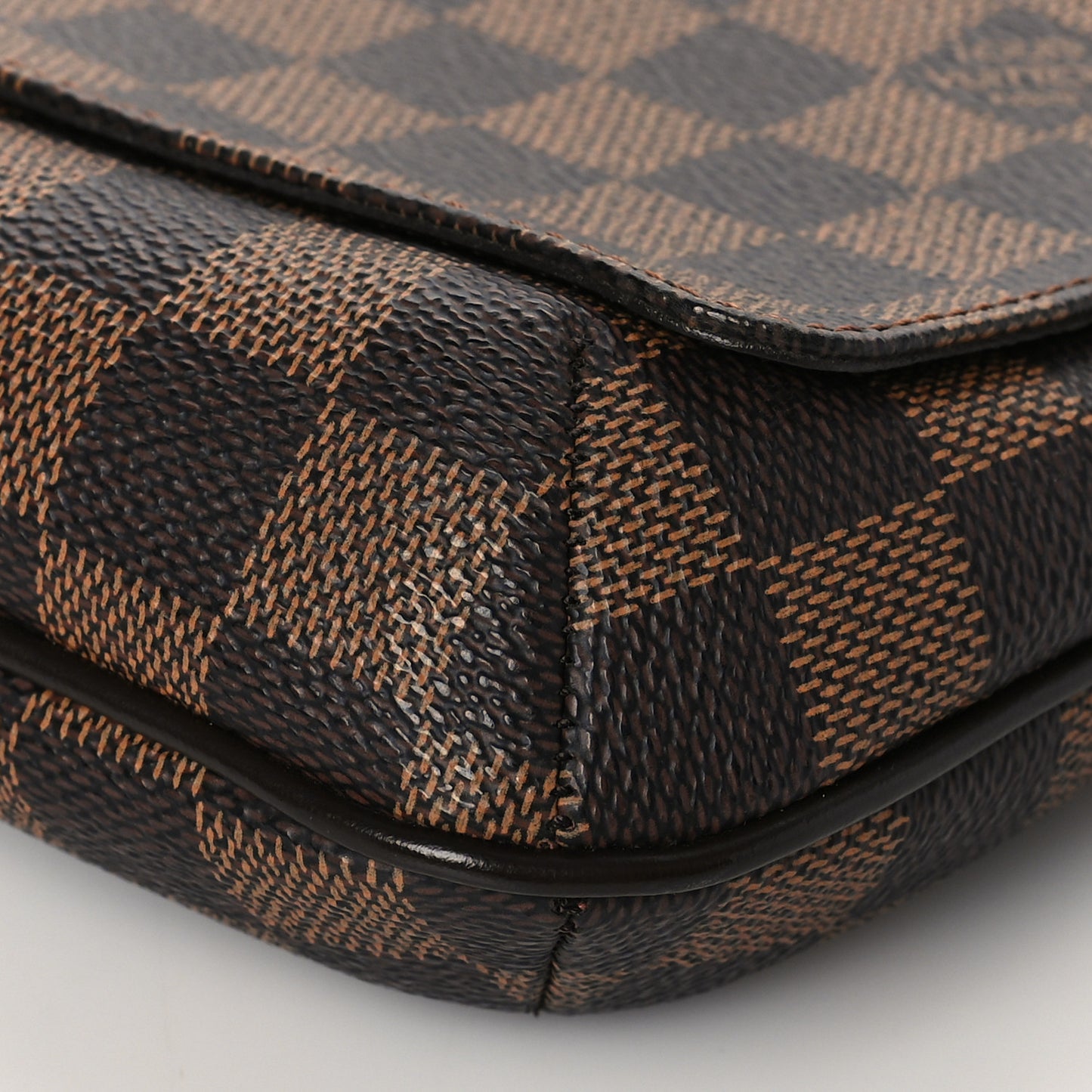 Damier Ebene Musette Tango Long Strap