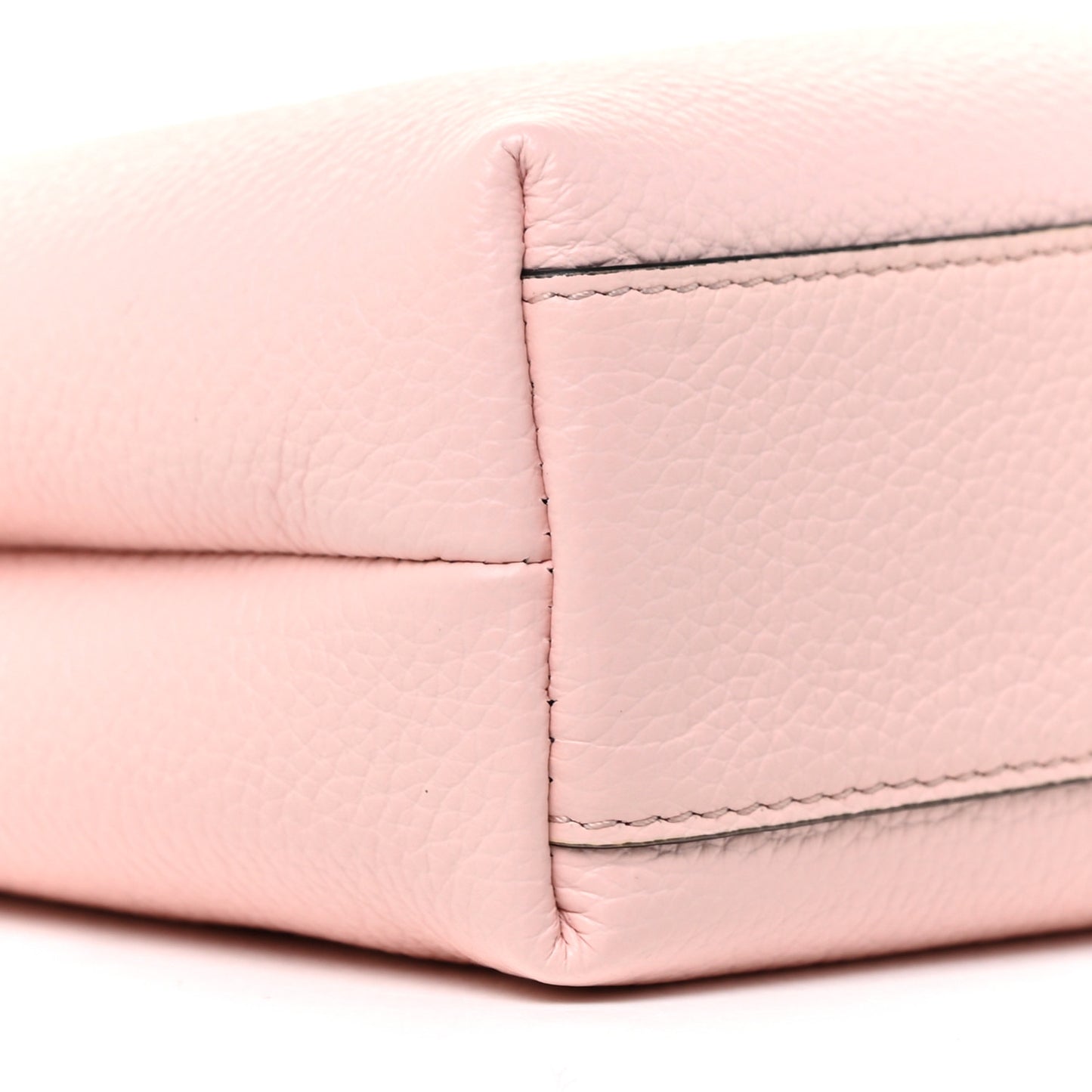 Tumbled Calfskin Gancini Mini Bag Pink