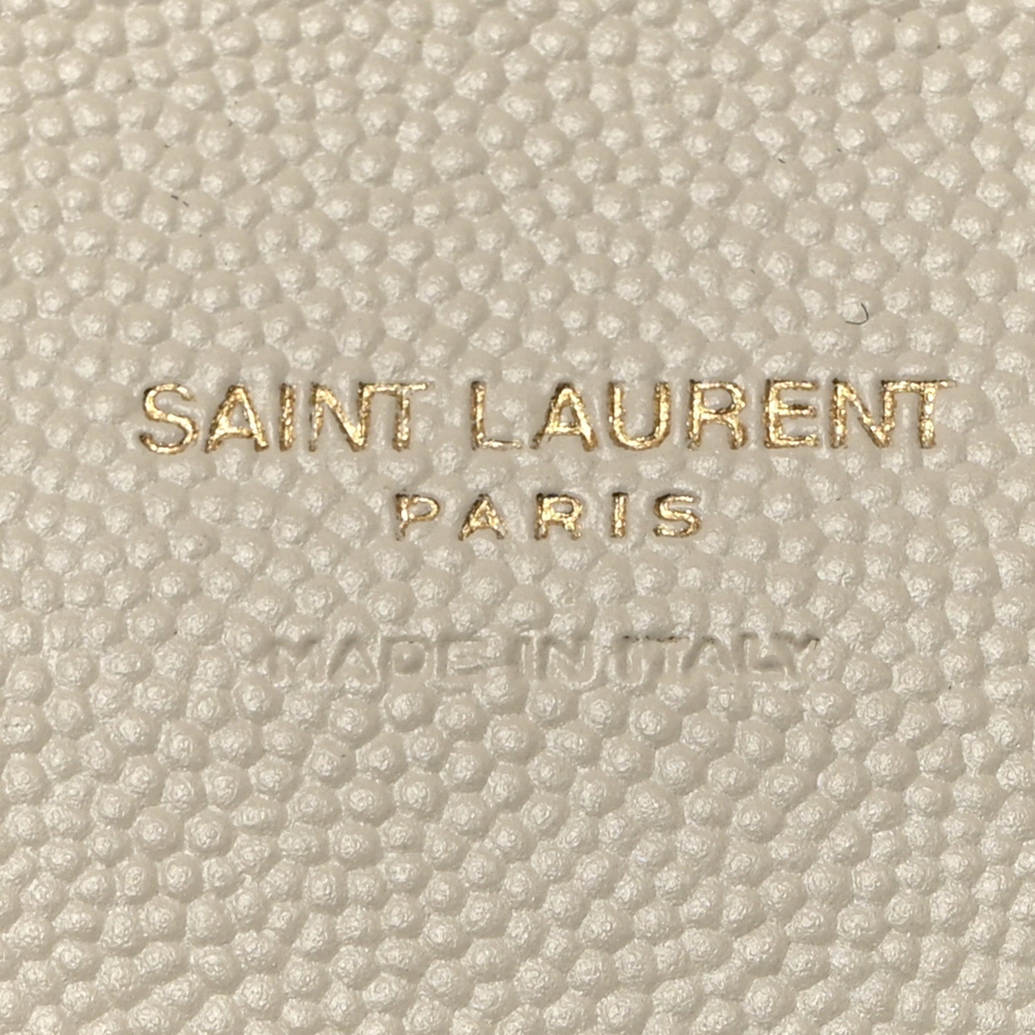 Saint Laurent Grain De Poudre Matelasse Chevron Monogram Envelope Clutch Blanc Vintage 6 of 8